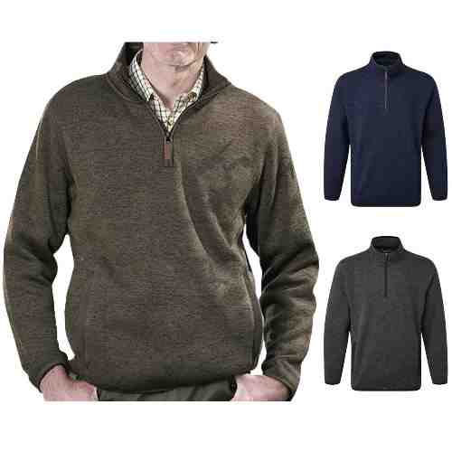 Mens Casual Fleece Pullover - Fort Easton for Ultimate Comfort