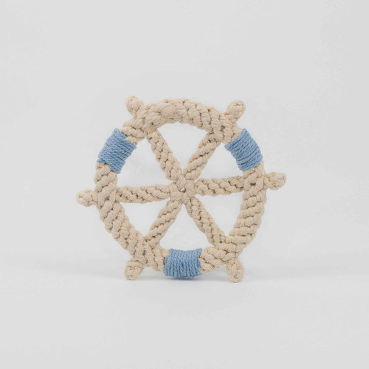 Color wheel Macrame Rope Pet Toy