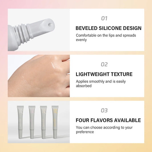 Jelieora Venture Lakerain Peptide Lip Treatment gel in 10ml jar, transparent moisturizing lip balm for hydration, repair, and fine line reduction