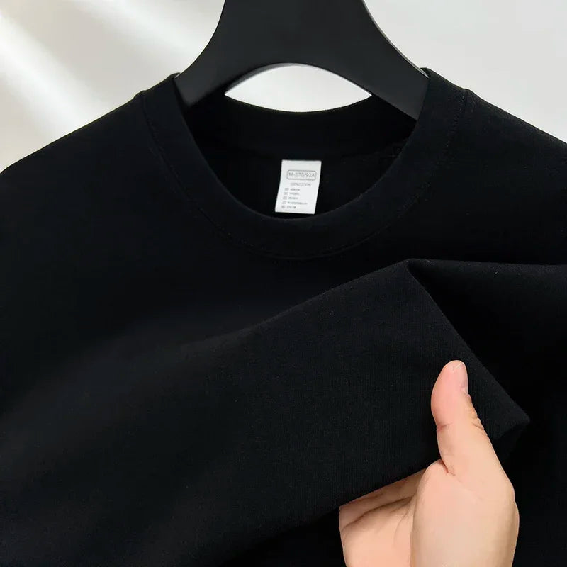Men's 100% cotton round neck T-shirt by Jelieora Venture, featuring a breathable, casual everyday tee in classic design.
