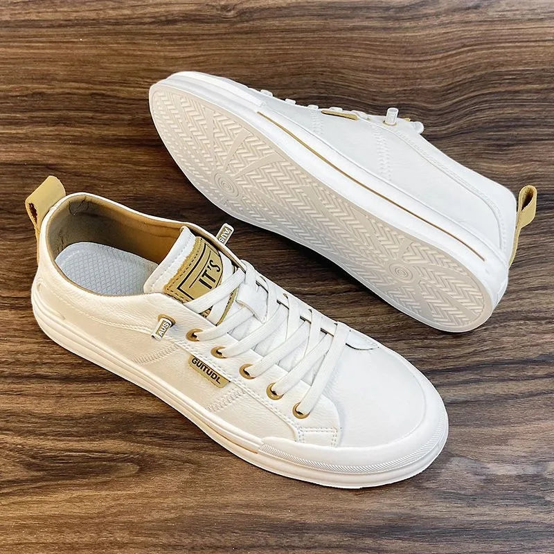 Men's Jelieora Venture low-top casual sneakers, stylish footwear with white laces and a sleek design, perfect for everyday wear.