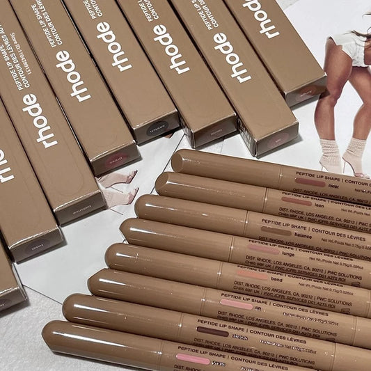 Jelieora Venture lip liner pen and lipstick with long-lasting lip tint, showcasing a sleek makeup pencil in a neutral shade.