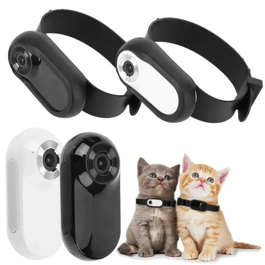 Jelieora Venture portable thumb pet camera with HD 1080p video, detachable design, anti-shake feature, suitable for cats and dogs.