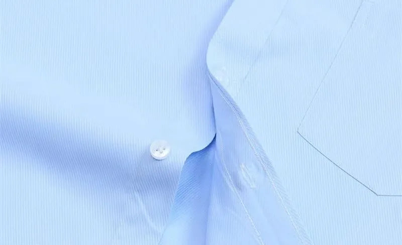 Men's plus size dress shirt by Jelieora Venture, featuring a classic fit with button-down collar and long sleeves.