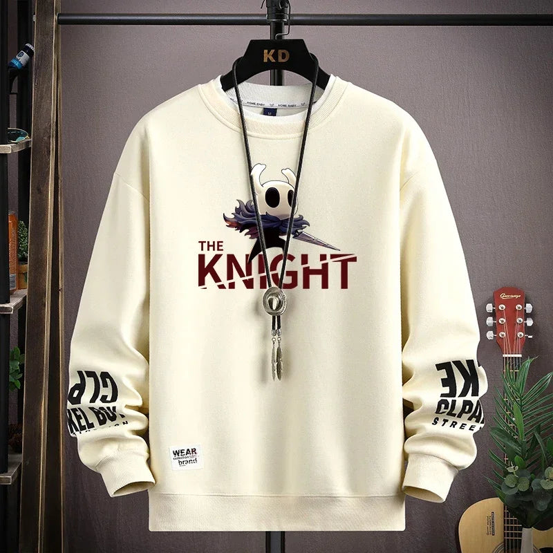 Men's bear print sweatshirt by Jelieora Venture featuring a cozy design with a bear graphic on soft fabric.