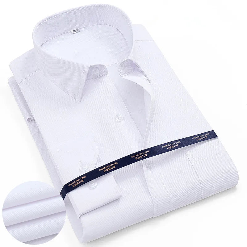Men's plus size dress shirt by Jelieora Venture, featuring a classic collar and button-down front, in a stylish and comfortable fit.