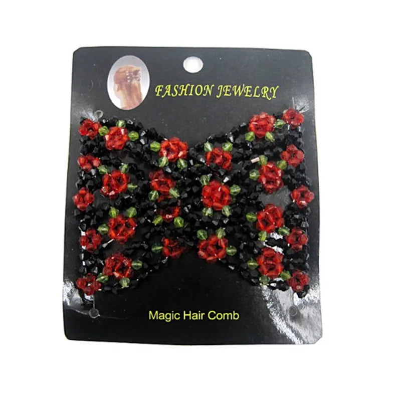 Jelieora Venture Wire Coil Insert Magic Styling Comb for hair, showcasing a versatile hair accessory in metallic finish.