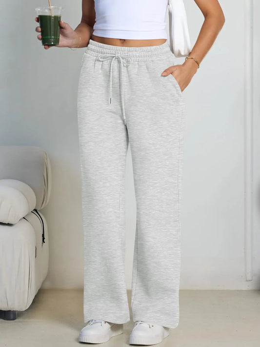Women’s wide leg jogger sweatpants by Jelieora Venture, featuring a relaxed fit, soft fabric, and casual style.