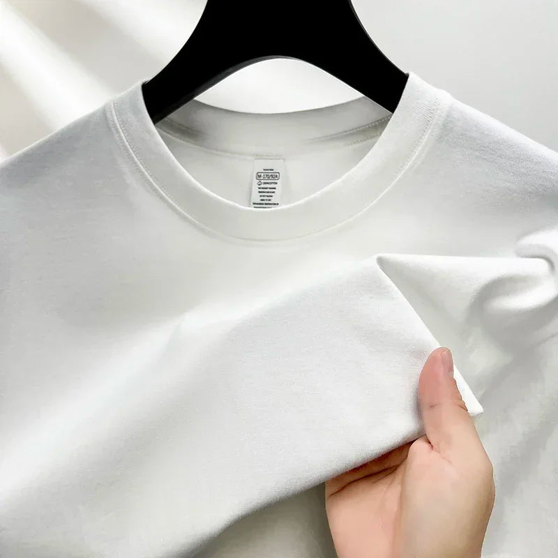 Men's 100% cotton round neck T-shirt from Jelieora Venture, featuring a breathable, comfortable everyday tee in a classic design.