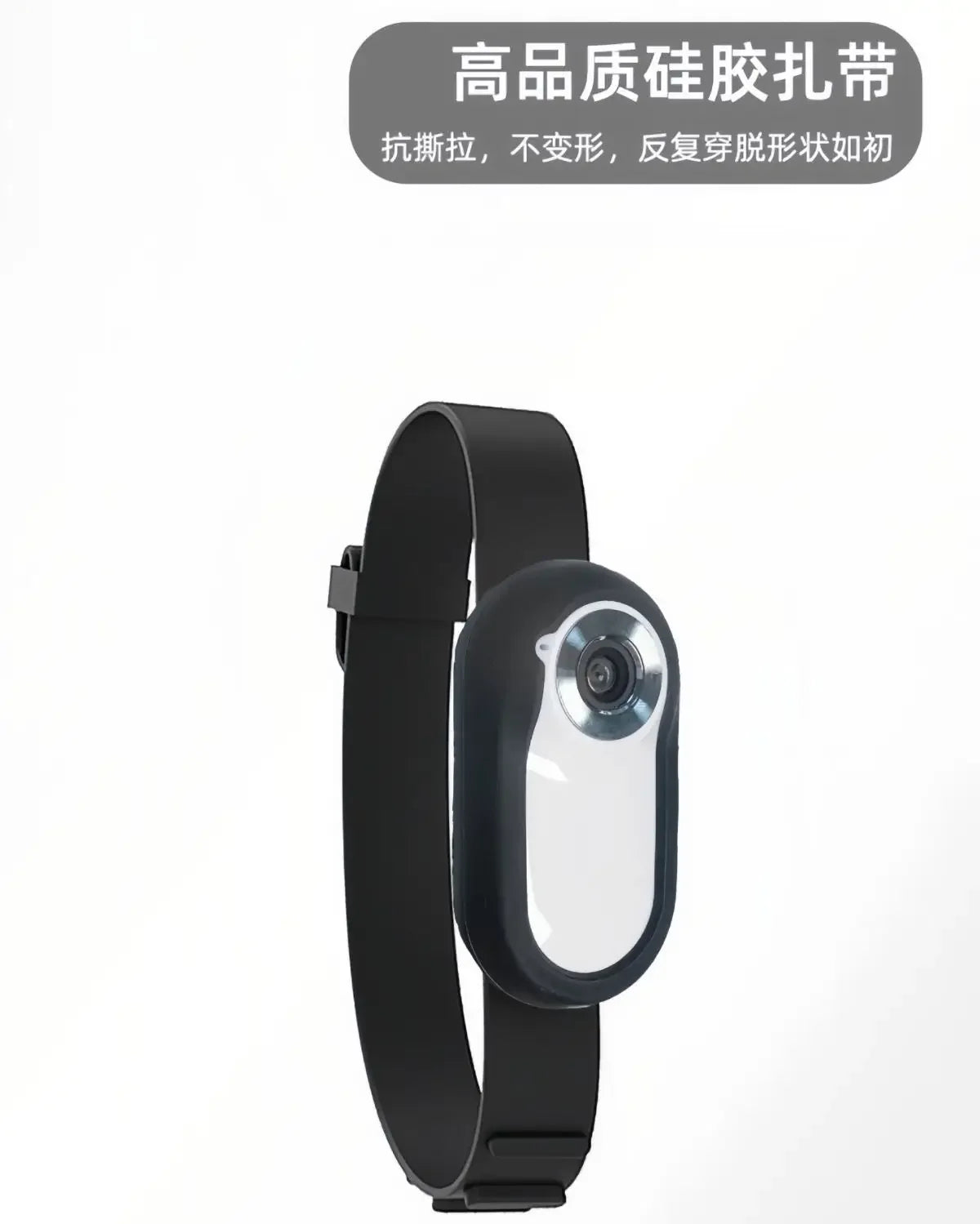 Jelieora Venture portable thumb pet camera with HD 1080p video, detachable design, anti-shake feature, ideal for cats and dogs.