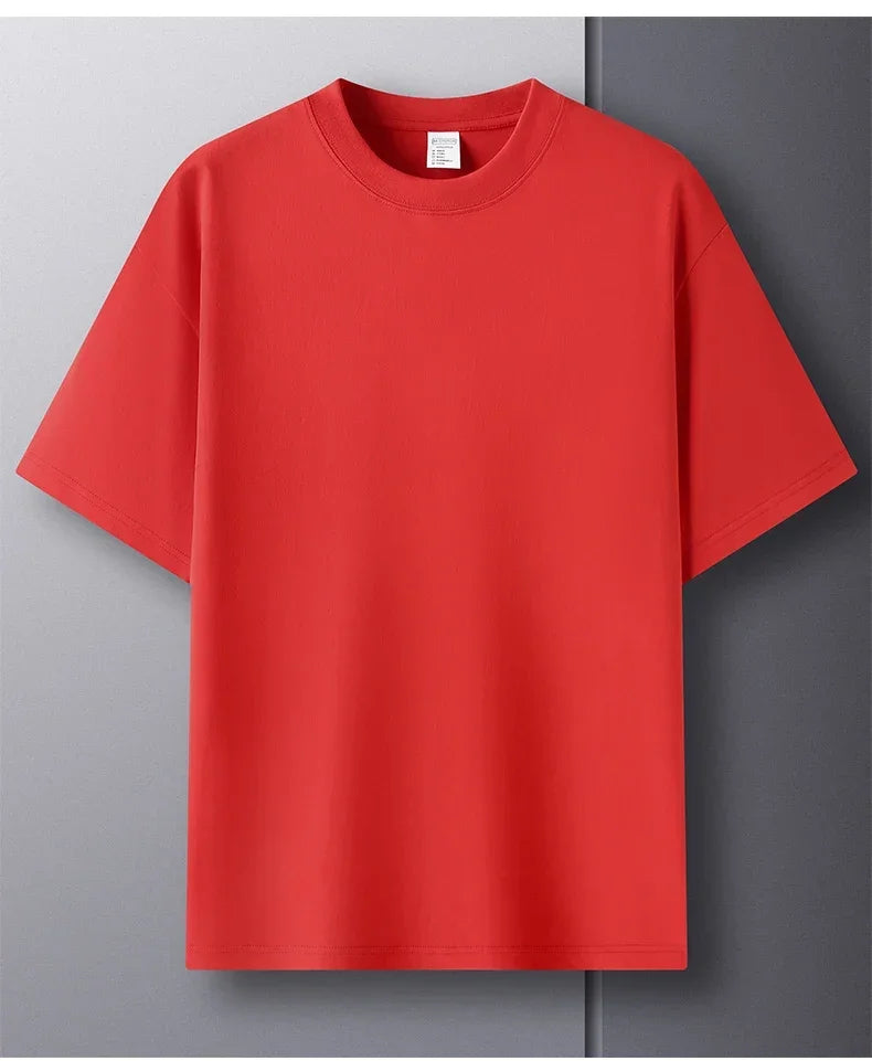 Men's 100% cotton round neck T-shirt by Jelieora Venture, showcasing a breathable everyday tee in a relaxed fit.