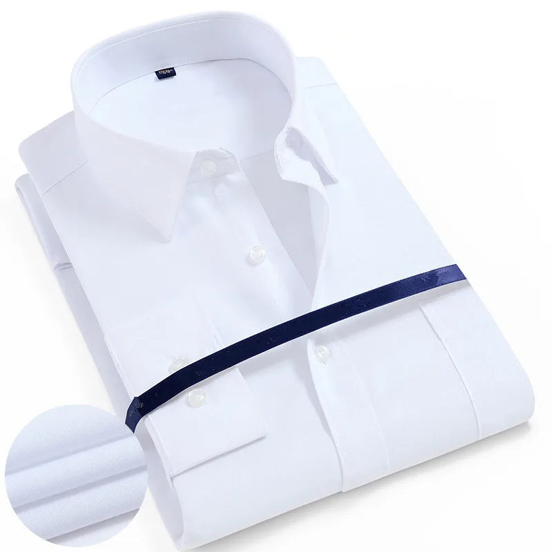 Plus size men's dress shirt by Jelieora Venture featuring a classic collar and button-up design in a stylish fabric.