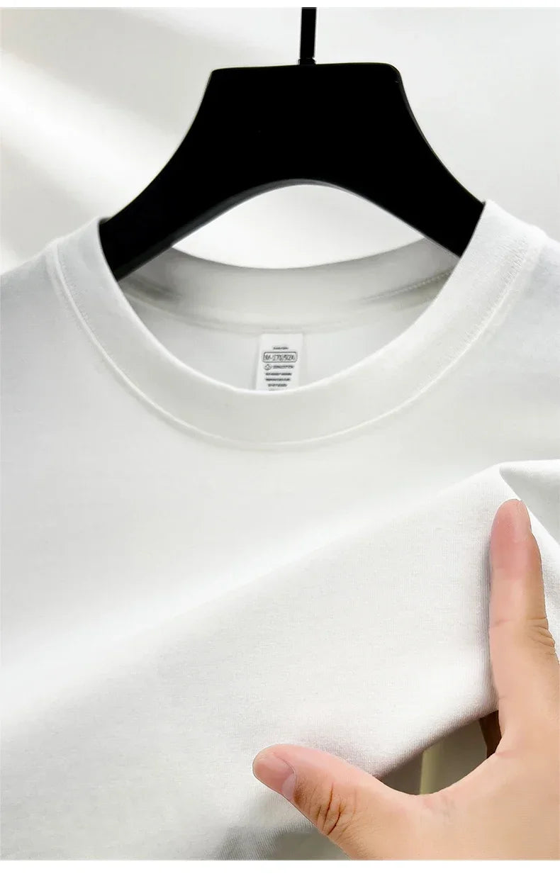 Men's 100% cotton round neck T-shirt by Jelieora Venture, shown in classic breathable design, ideal for everyday wear
