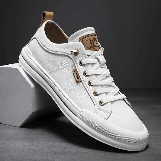 Men's low-top casual sneakers by Jelieora Venture showing a stylish design with comfortable footwear soles.