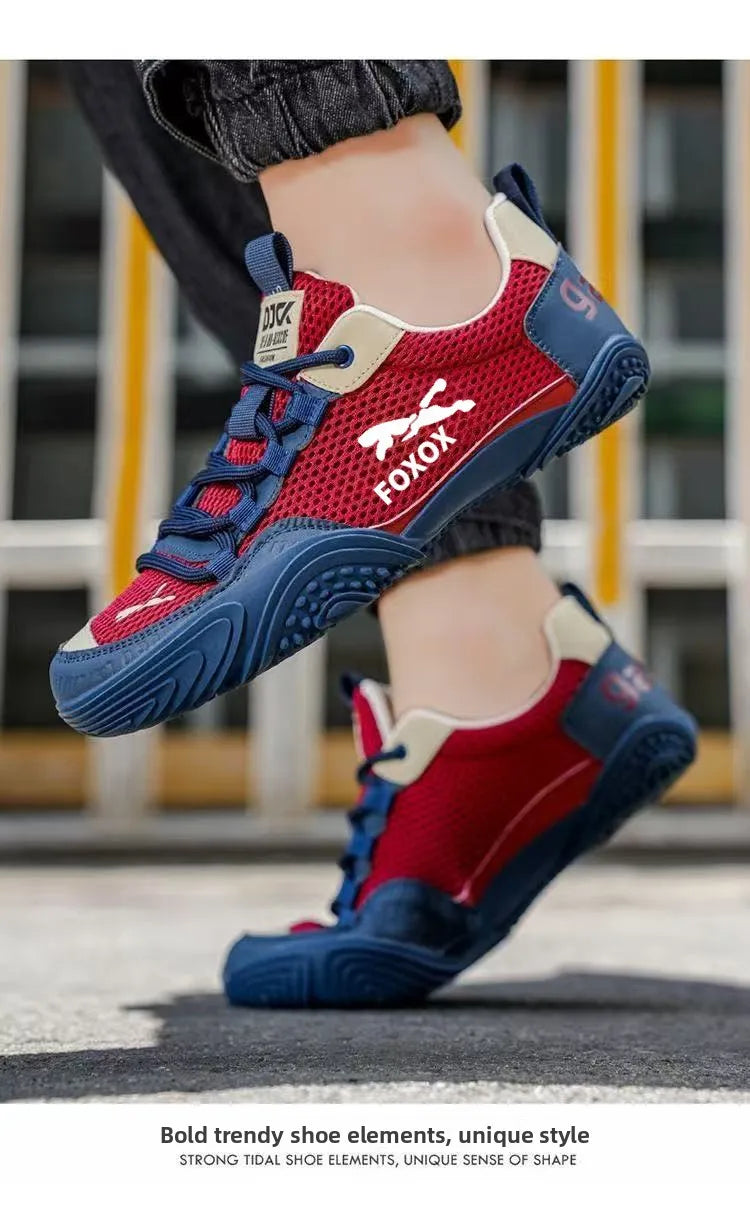 Men's mesh running trainers by Jelieora Venture featuring breathable mesh uppers and sporty design for comfortable jogging.