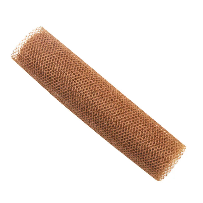 African net bath sponge by Jelieora Venture, double-sided loofah towel for exfoliating and smoothing skin during showers.