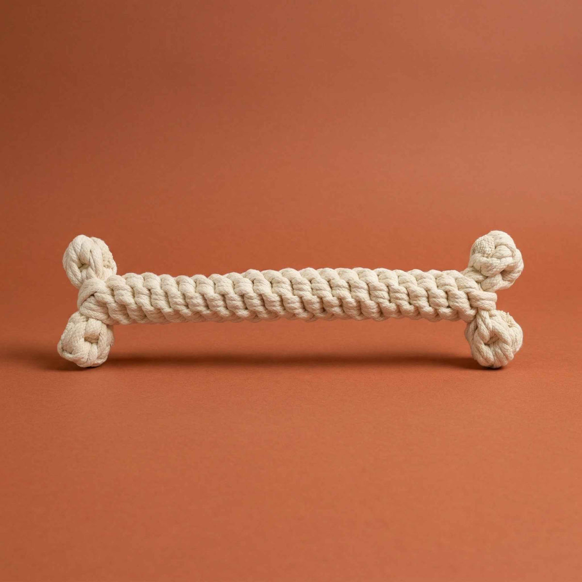 The Jumbo White Rope Bone Toy