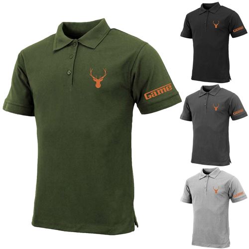 Mens Polo Shirt UK | Game Stag Logo Classic Polo