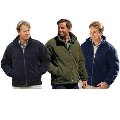 Mens Padded Fleece Jacket UK | Champion Glen Winter Coat