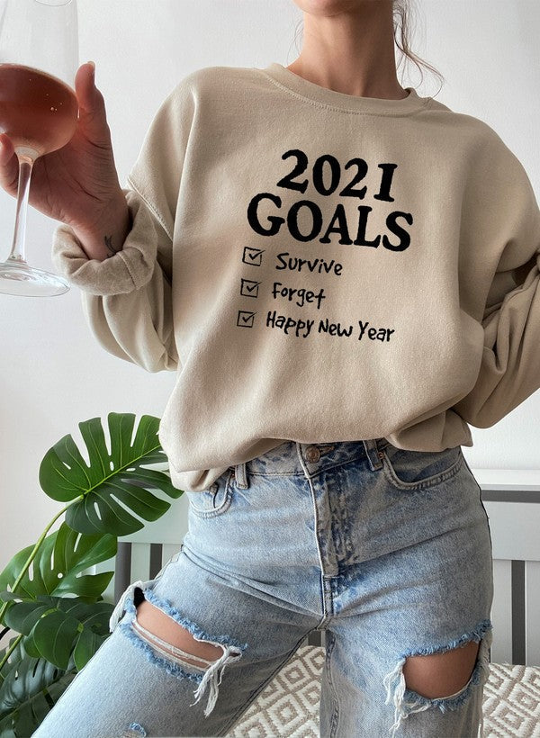 Goals Graphic Sweatshirt