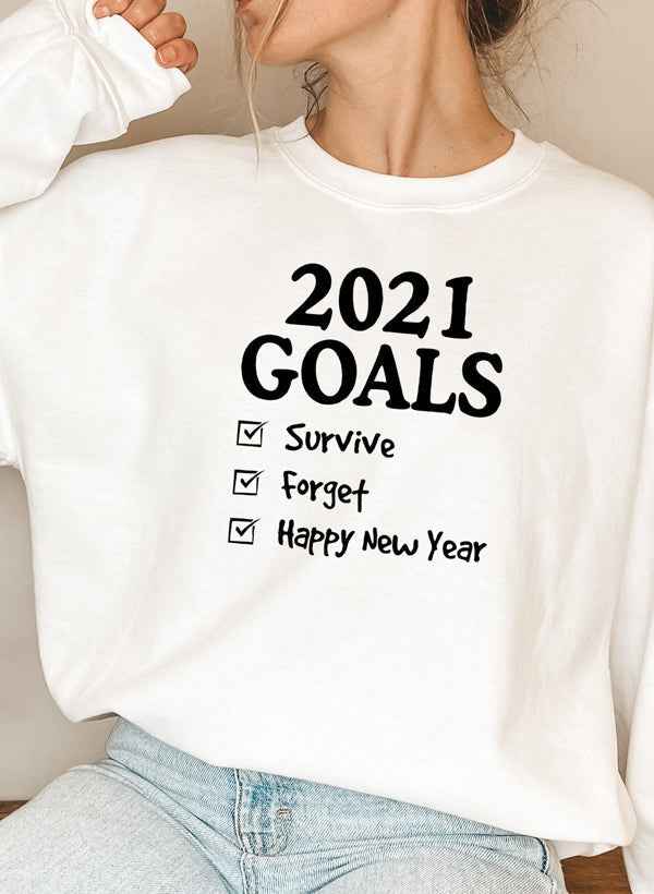 Goals Graphic Sweatshirt