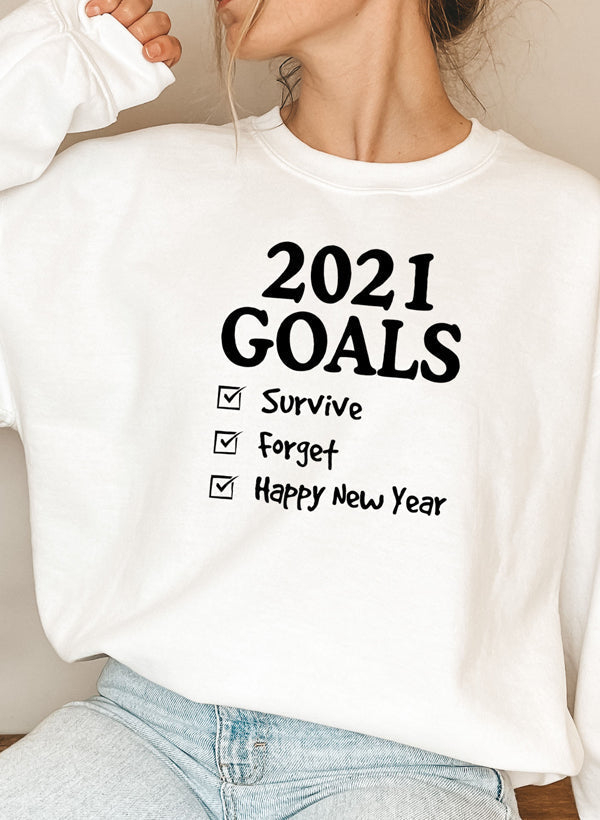 Goals Graphic Sweatshirt