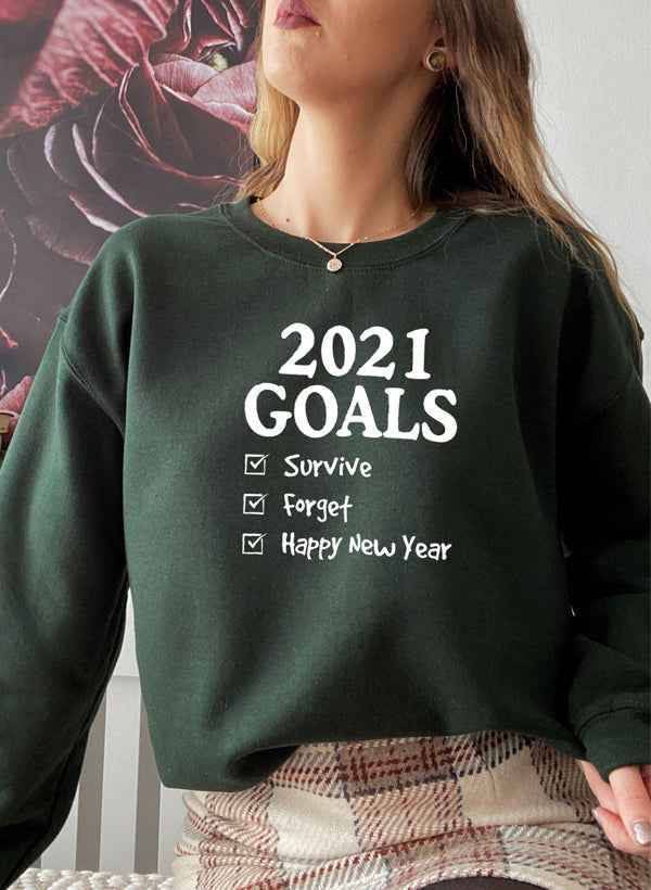 Goals Graphic Sweatshirt