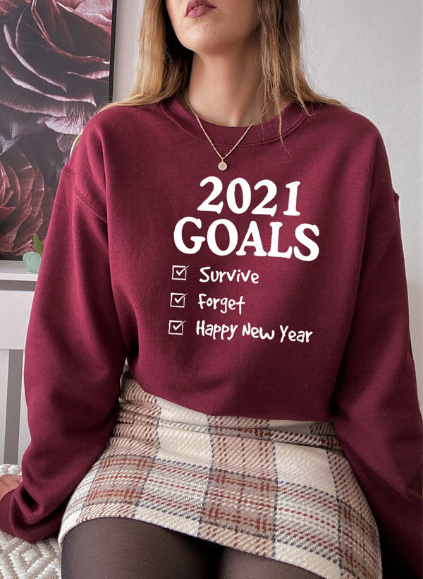 Goals Graphic Sweatshirt