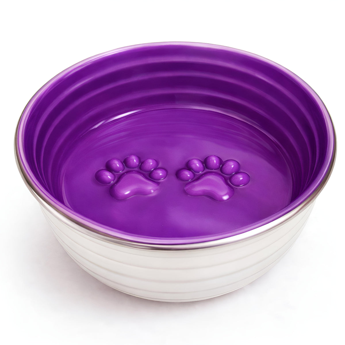 The Poppy Collection Dog Bowl - Violet-0