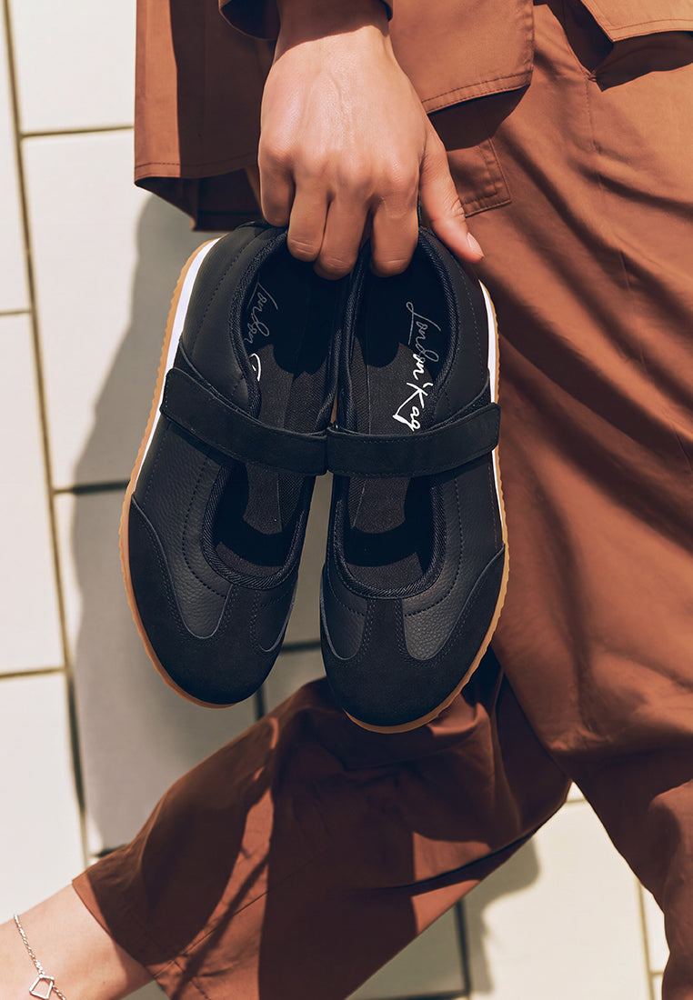 Litasha Classic Velcro-Strap Sneakers
