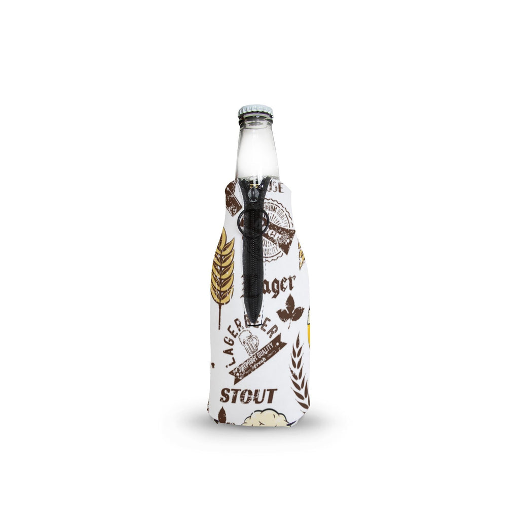 Bottle Koozie W/Zipper Beer Buddy