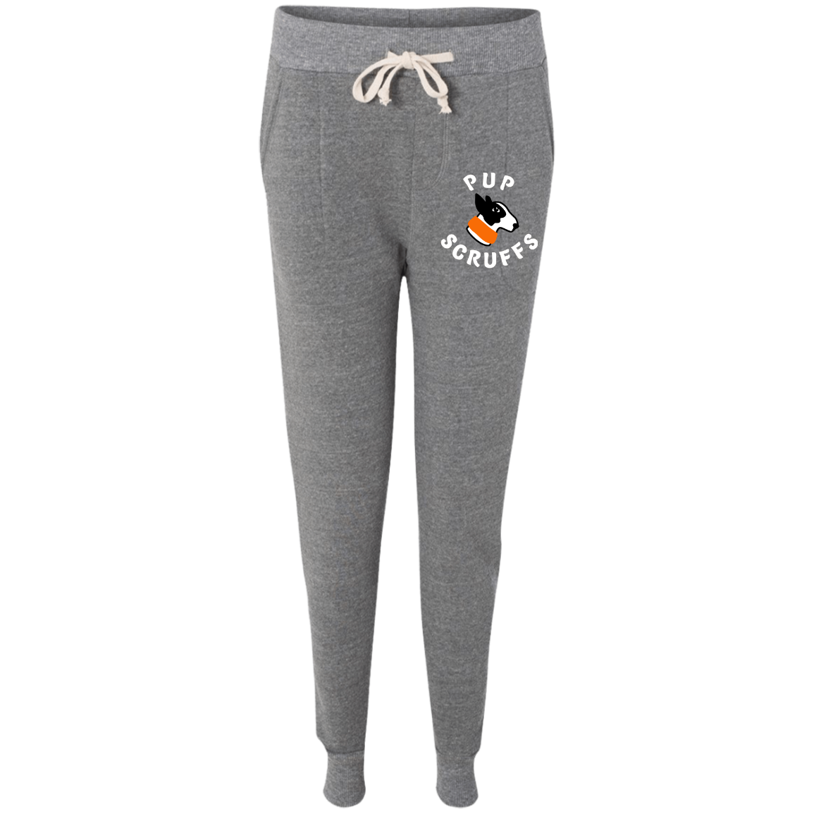 Ladies' Fleece Jogger Pup Scruffs Logo