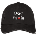 Dog Mom Distressed Hat