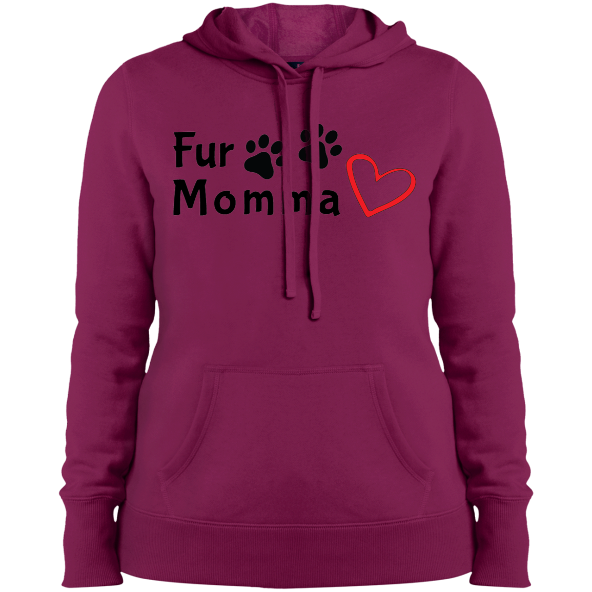 Ladies Hoodie Fur Momma