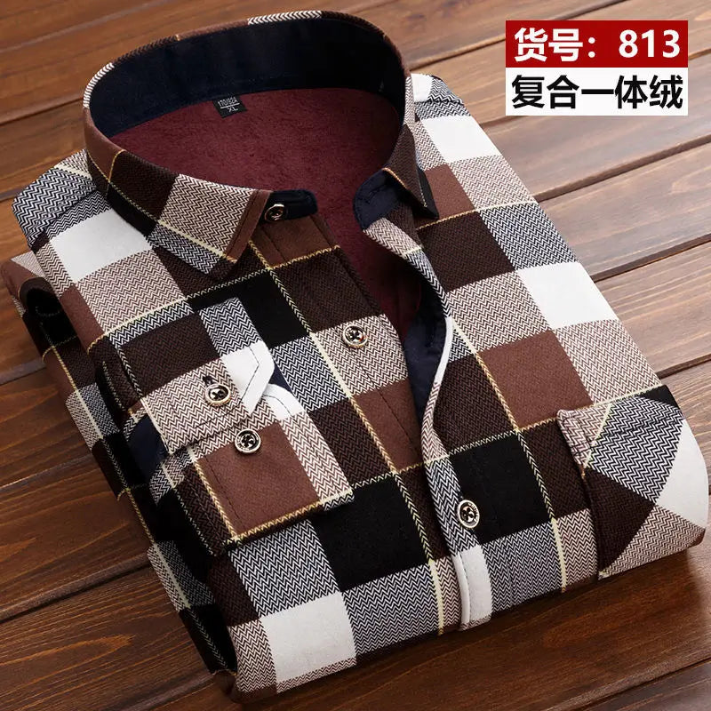 Men's slim fit striped long sleeve shirt by Jelieora Venture, featuring a classic design and button-up front.