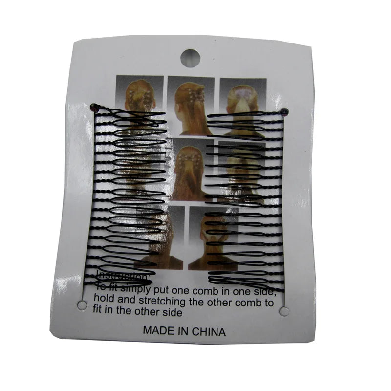 Jelieora Venture wire coil insert magic styling comb for hair accessories, featuring a coiled metal design for styling and sectioning hair.