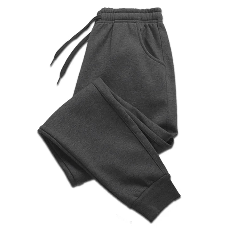 Men's fleece jogger sweatpants by Jelieora Venture, showcasing soft fabric, elastic waistband, and relaxed fit in a casual style.