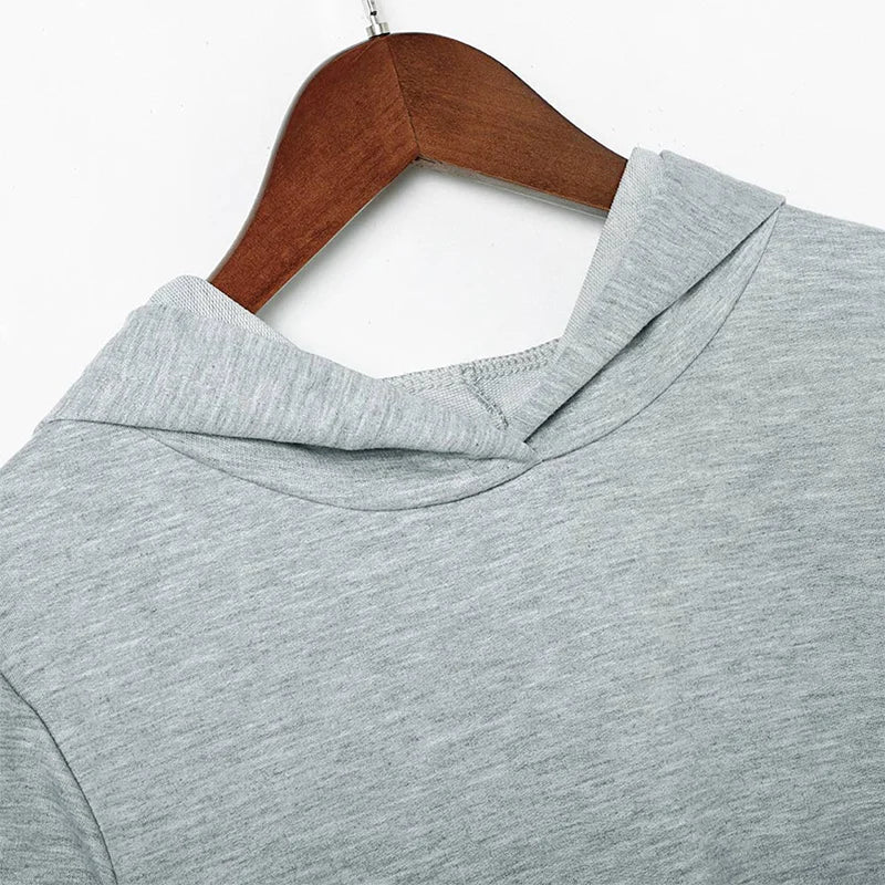 Women's asymmetric zip hoodie sweatshirt by Jelieora Venture featuring a front zipper and stylish design, shown on a model.