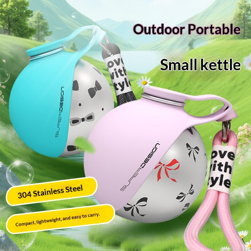 Black Pontus portable dog water bottle with built-in bowl for easy hydration during outdoor walks.