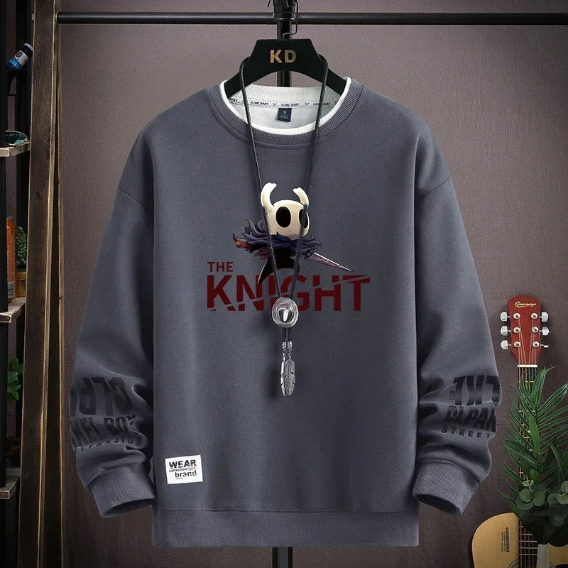 Men's sweatshirt featuring a bear print from Jelieora Venture, with a cozy fit and casual style, displayed on a plain background.