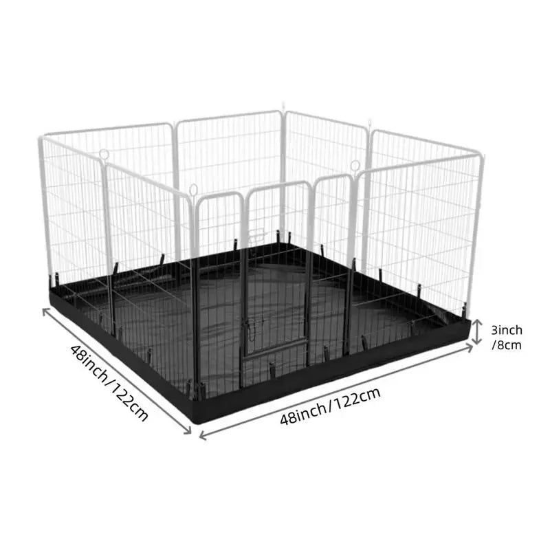 Jelieora Venture waterproof dog playpen mat made of washable Oxford cloth, ideal for indoor pet training and whelping.
