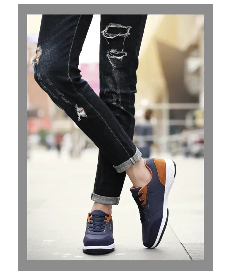 Men's waterproof trainers by Jelieora Venture featuring a sleek design, durable waterproof material, and comfortable athletic fit.