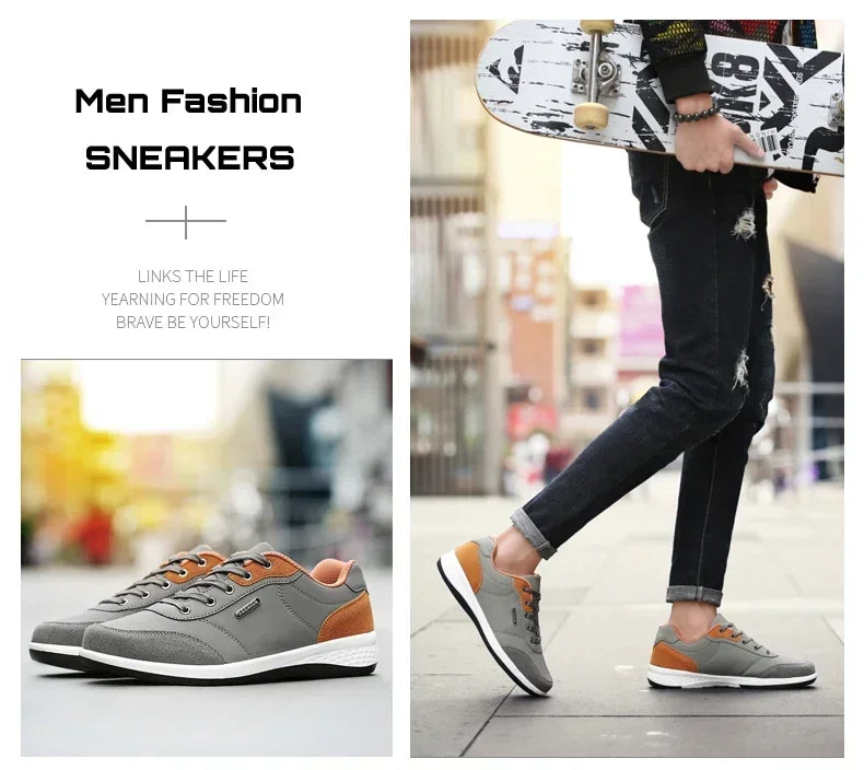 Men's waterproof trainers by Jelieora Venture featuring durable design and slip-resistant soles for outdoor activities.