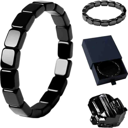 Elevate Your Style and Well-Being with Our Hematite Bead Bracelet for Men
