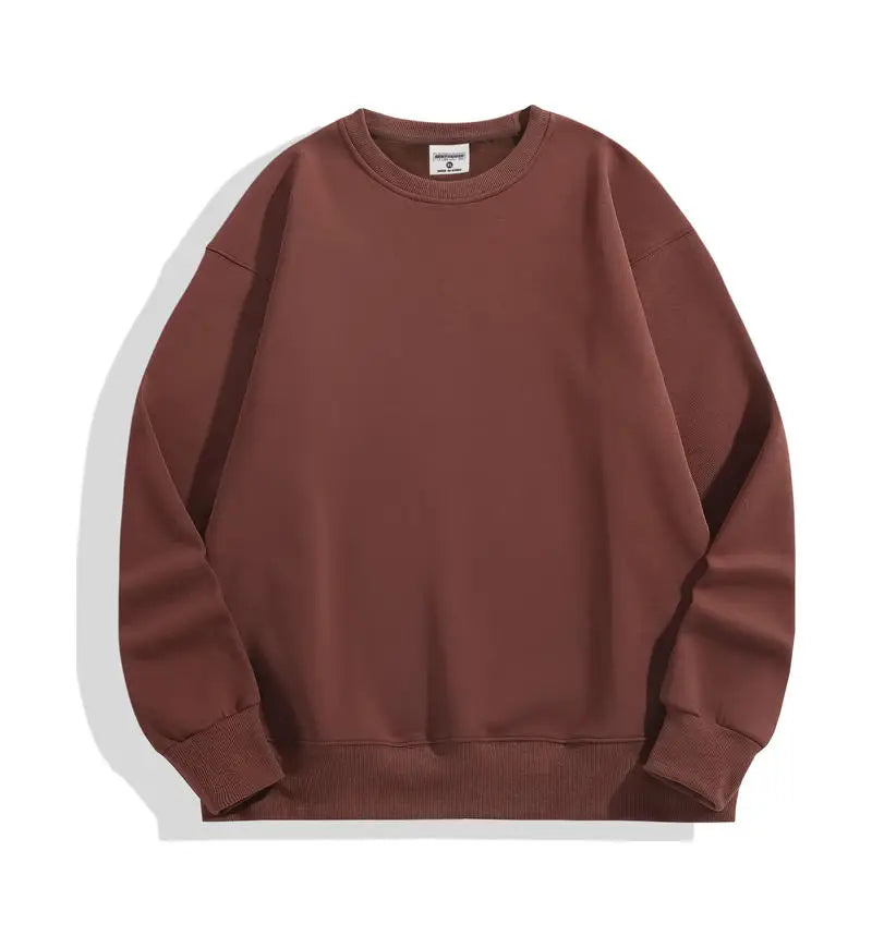 Men's heavyweight Jelieora Venture pullover hoodie in 500GSM, featuring a cozy, thick fabric and classic hooded design.