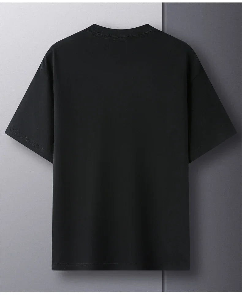 Men's white 100% cotton round neck T-shirt by Jelieora Venture, featuring a breathable, comfortable everyday tee design.