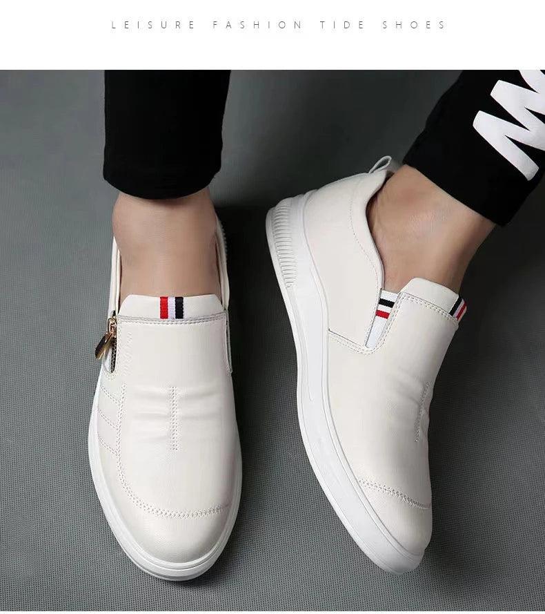Men's Casual Leather Loafers | Slip-On Moccasins Business Shoes