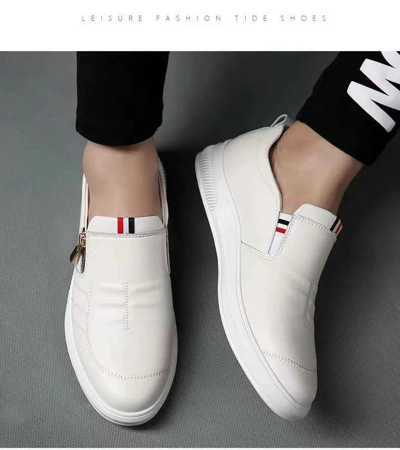 Men's Casual Leather Loafers | Slip-On Moccasins Business Shoes