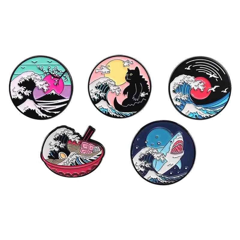 Cute Animals Enamel Pins Set: Adorable Cat & Capybara Badges for Every Outfit