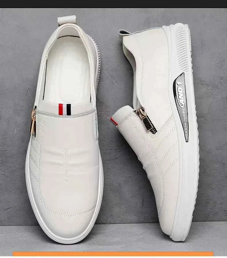 Men's Casual Leather Loafers | Slip-On Moccasins Business Shoes